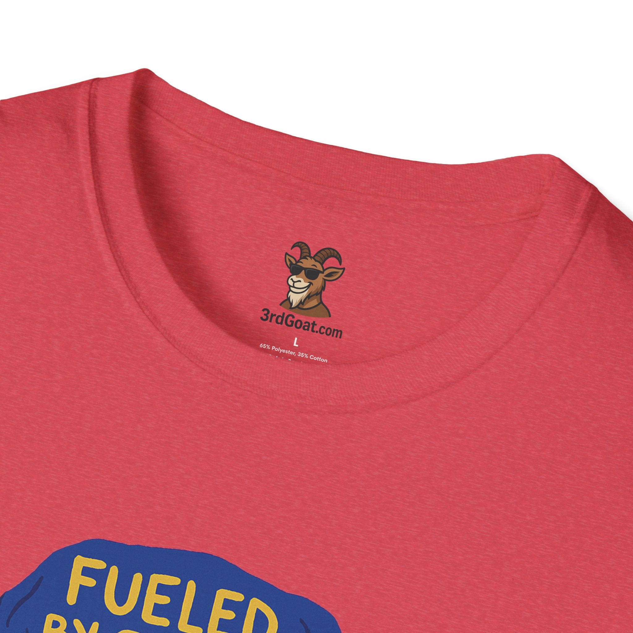 Fueled by Coffee and Small Town Politics Softstyle T-Shirt - Personalizable