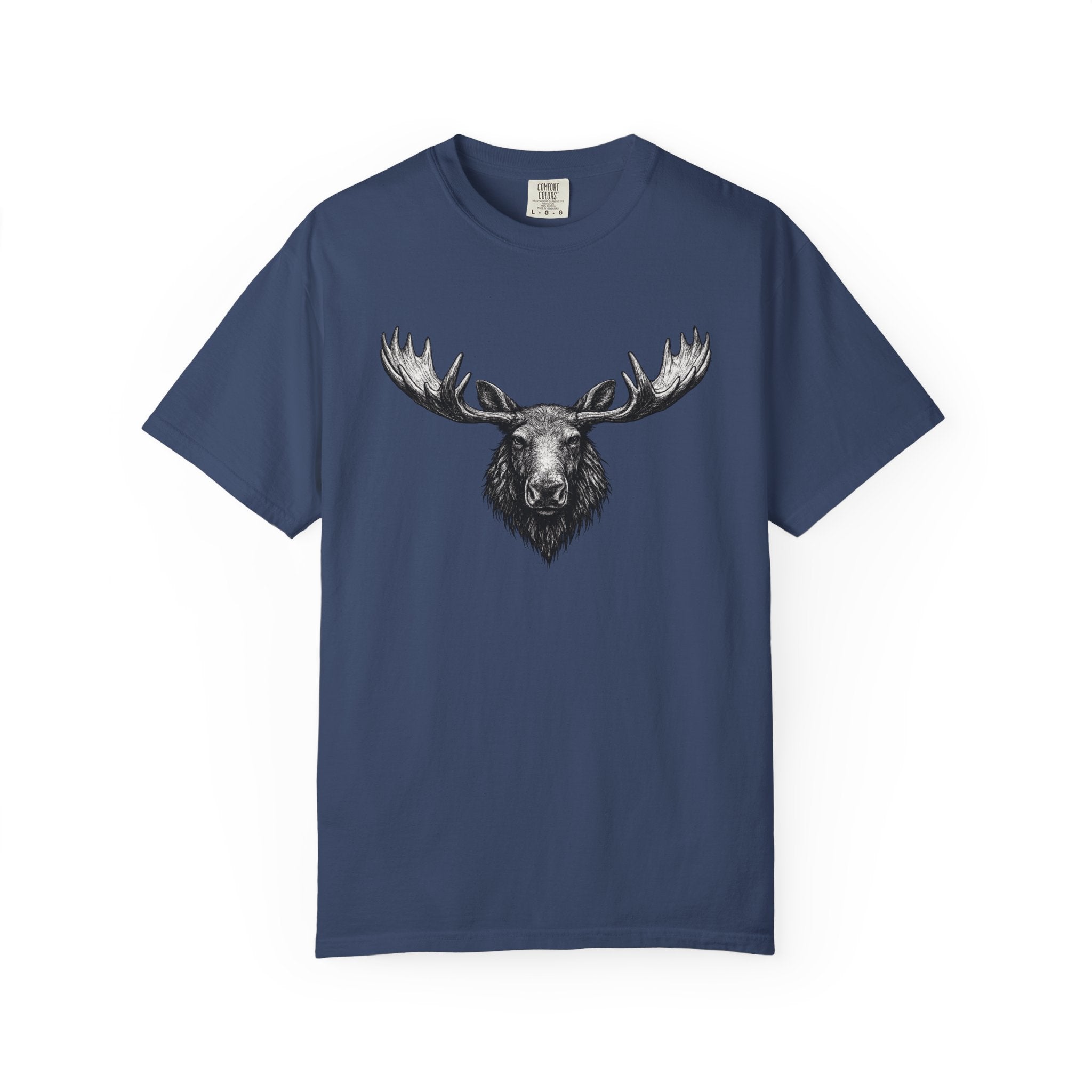 Vintage Moose Tee - Rugged Wildlife