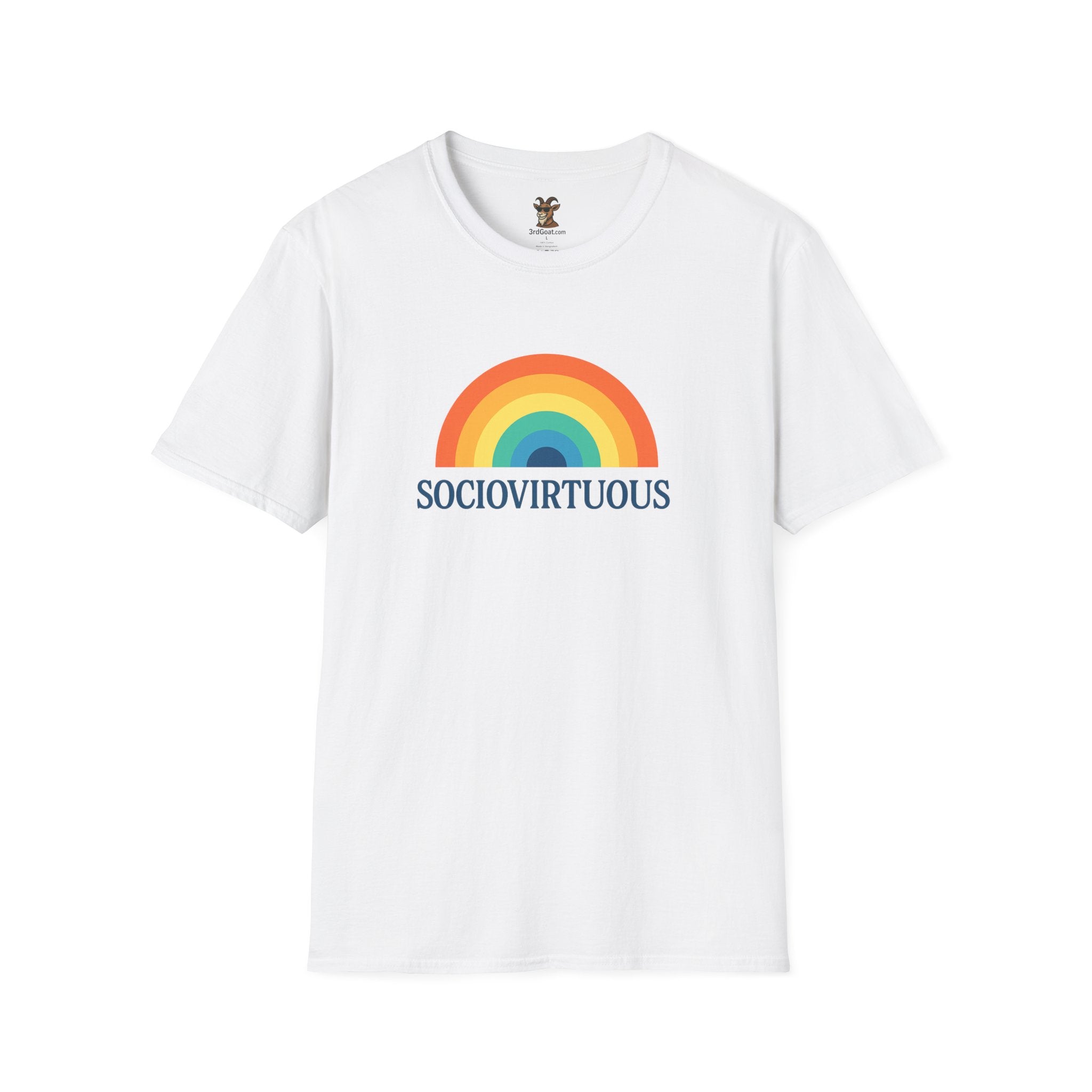 Copy of Introvirtuous Rainbow T-Shirt - Here by duty