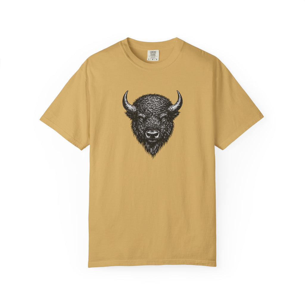Vintage Bison Tee - Rugged Wildlife