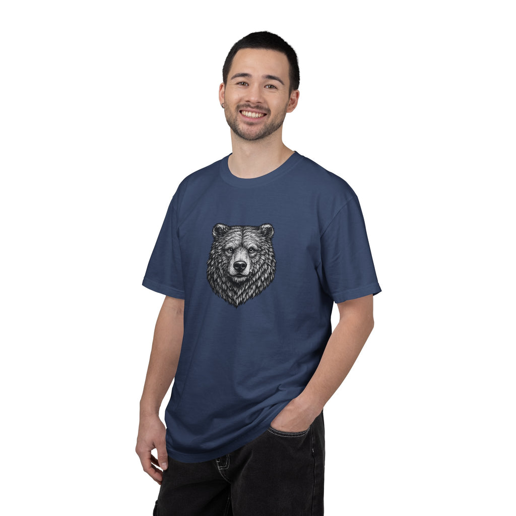Vintage Grizzly Bear Tee - Rugged Wildlife