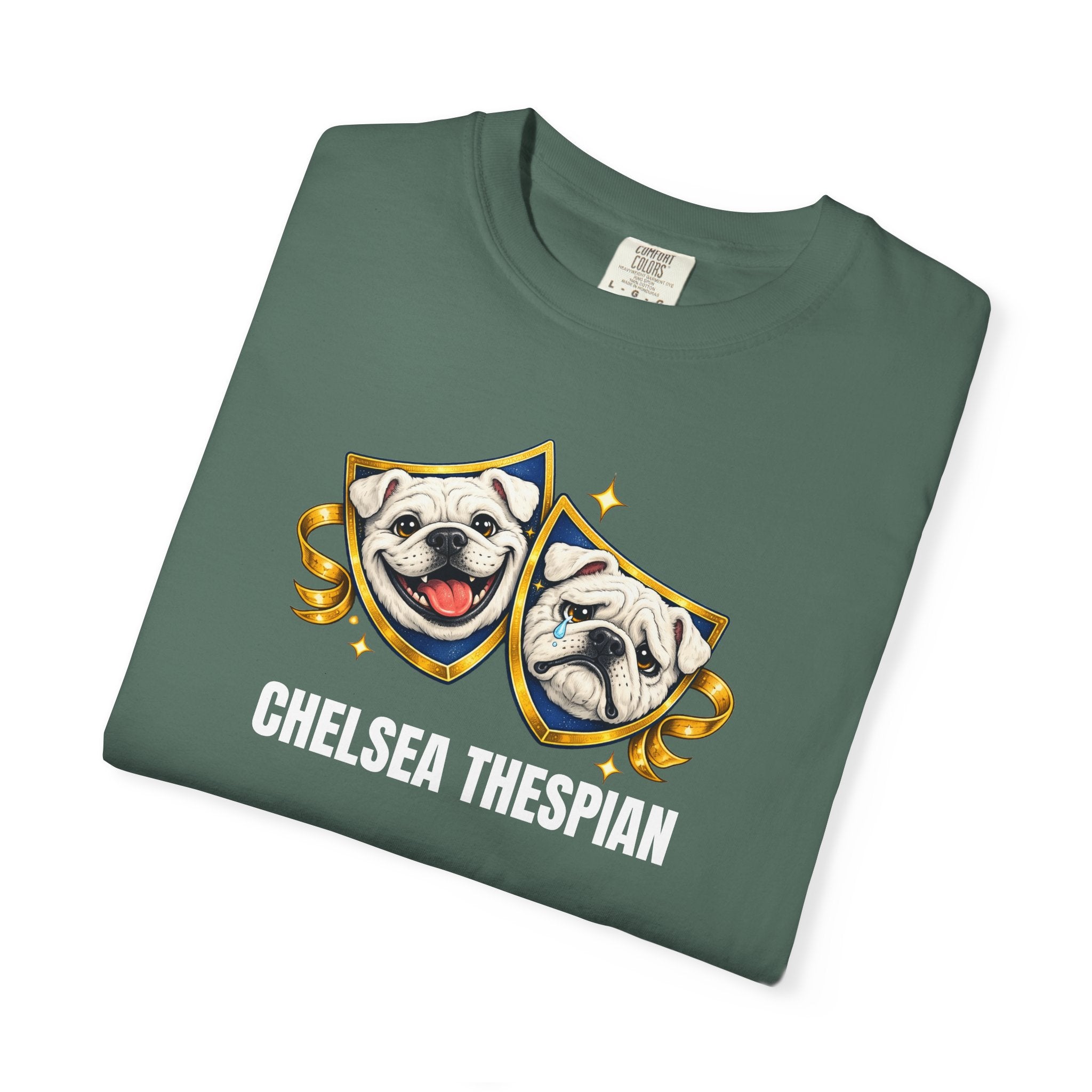 "Chelsea Thespian" Bullsdogs T-Shirt — Funny Voice Projection Tee