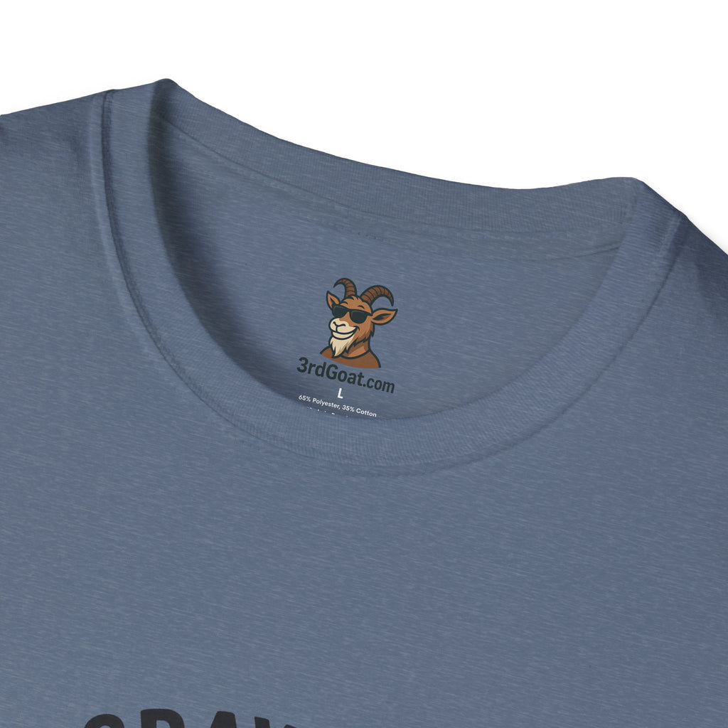 60% Gray Matter, Zero Drama Unisex Humor T-Shirt with Brain Design