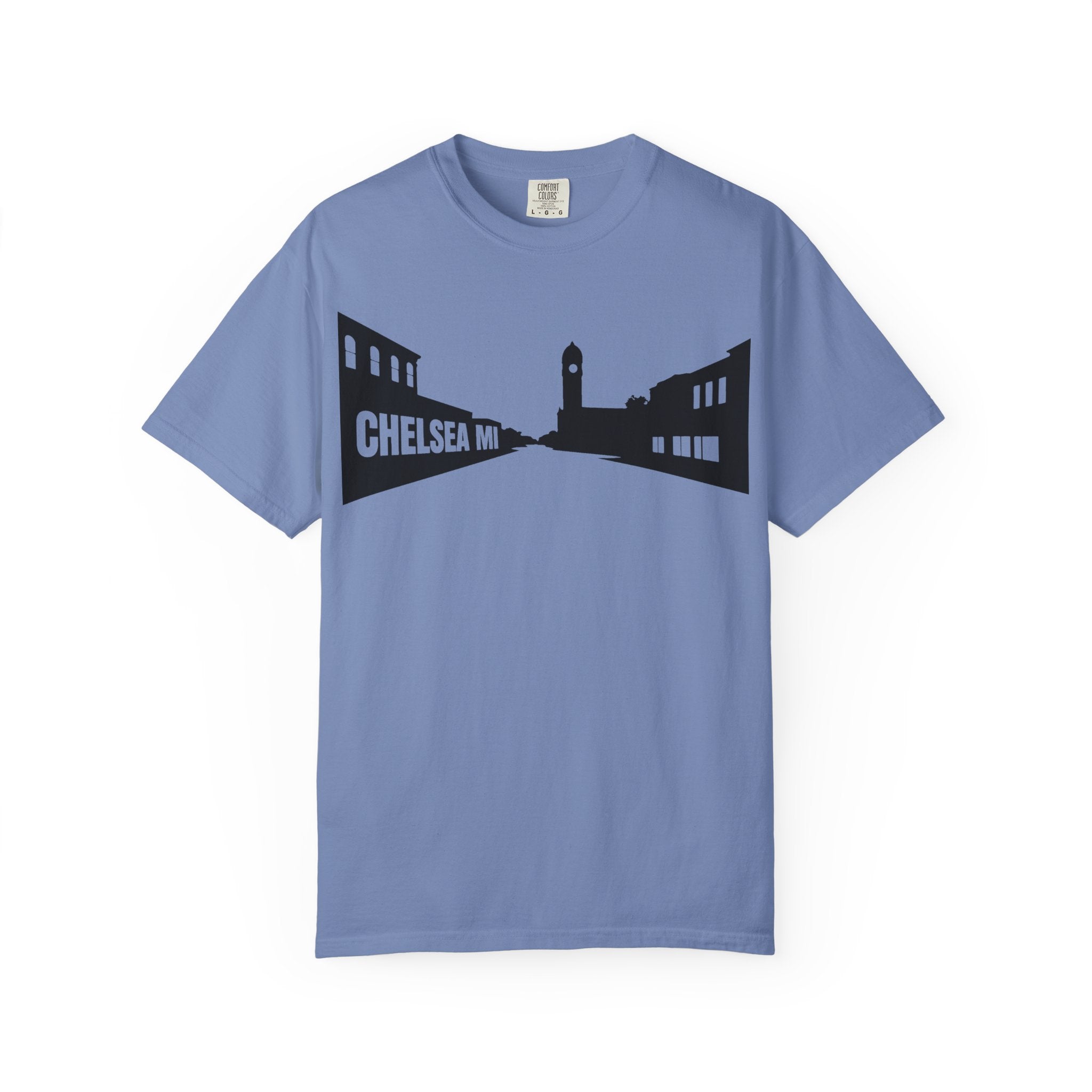 Main Street Chelsea, MI Skyline — Hometown Vibes