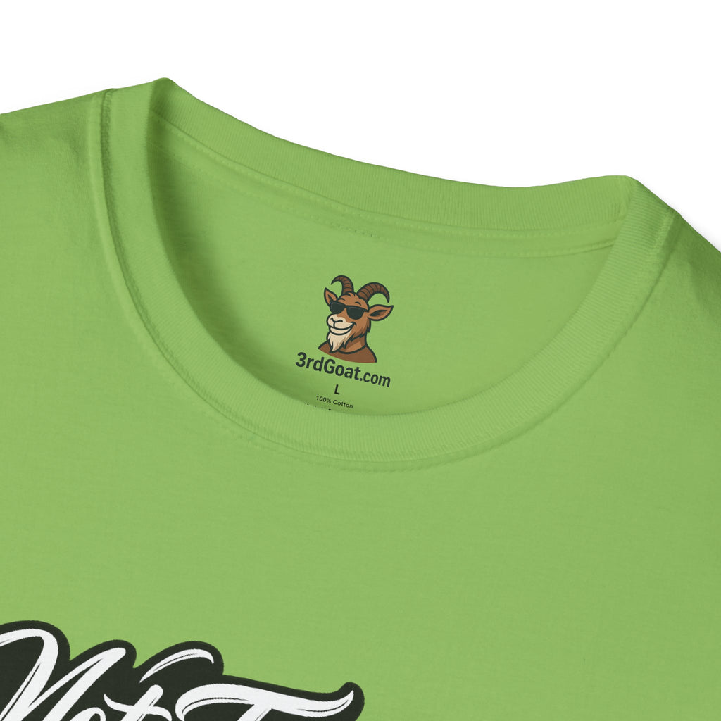 Not Friendly Graphic T-Shirt — Retro Script Statement Tee