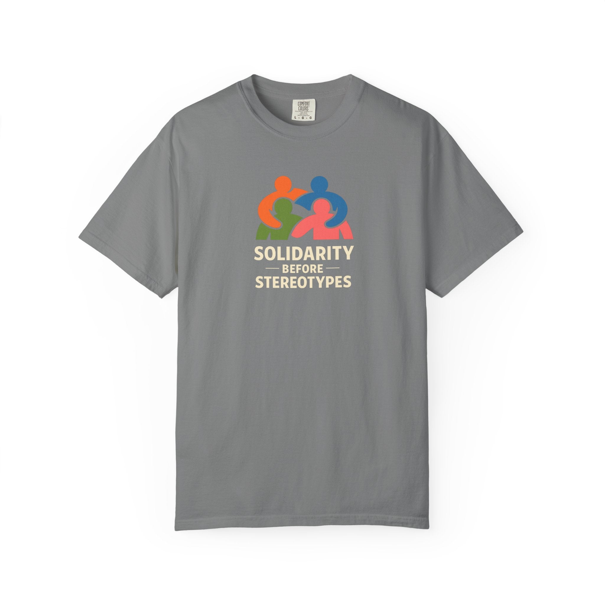 Solidarity Before Stereotypes t-shirt — Progressive Valentine's