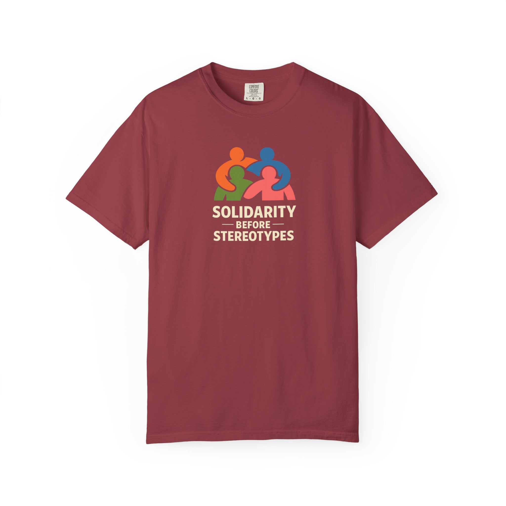 Solidarity Before Stereotypes t-shirt — Progressive Valentine's