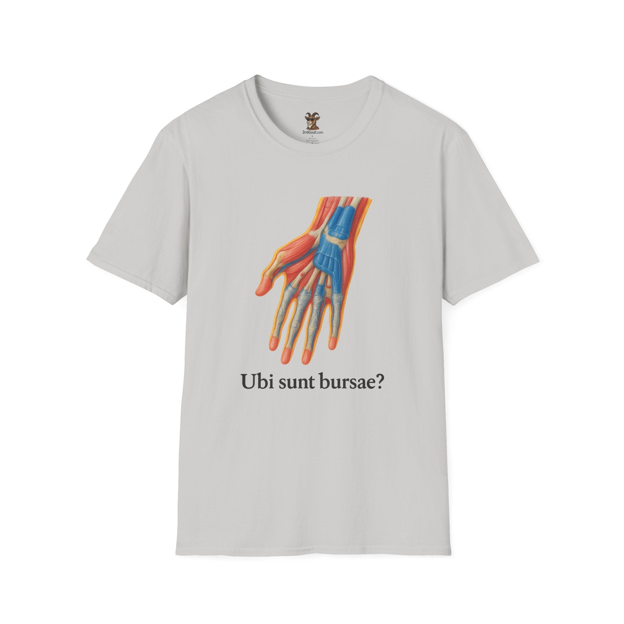 "Where are the bursae?" Soft T-Shirt