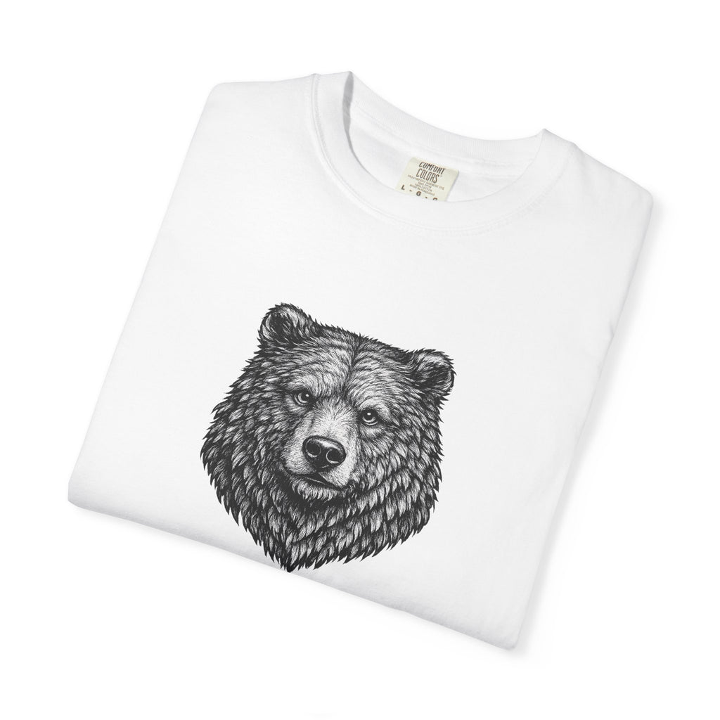 Vintage Grizzly Bear Tee - Rugged Wildlife