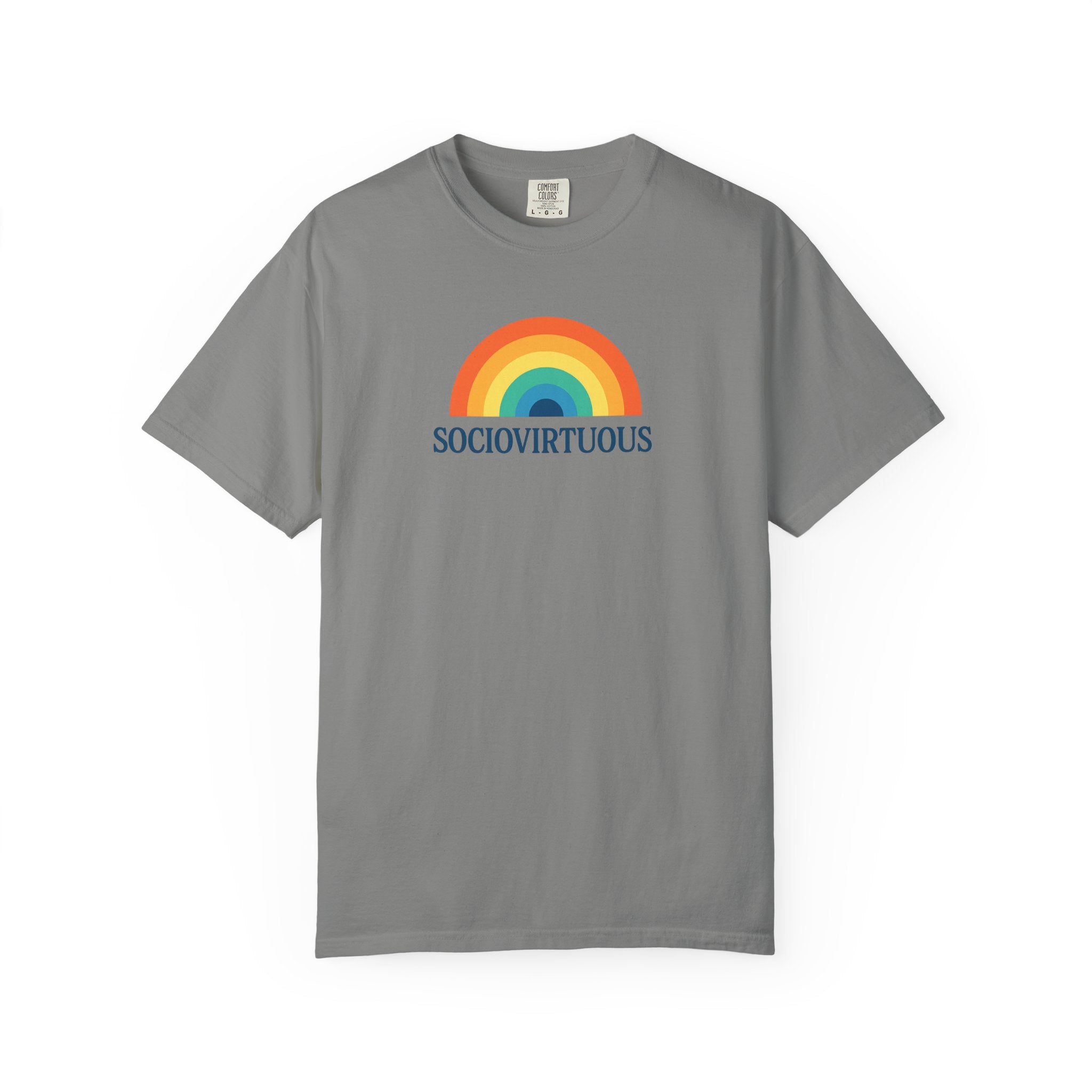 Sociovirtuous Rainbow Comfort Colors T-Shirt