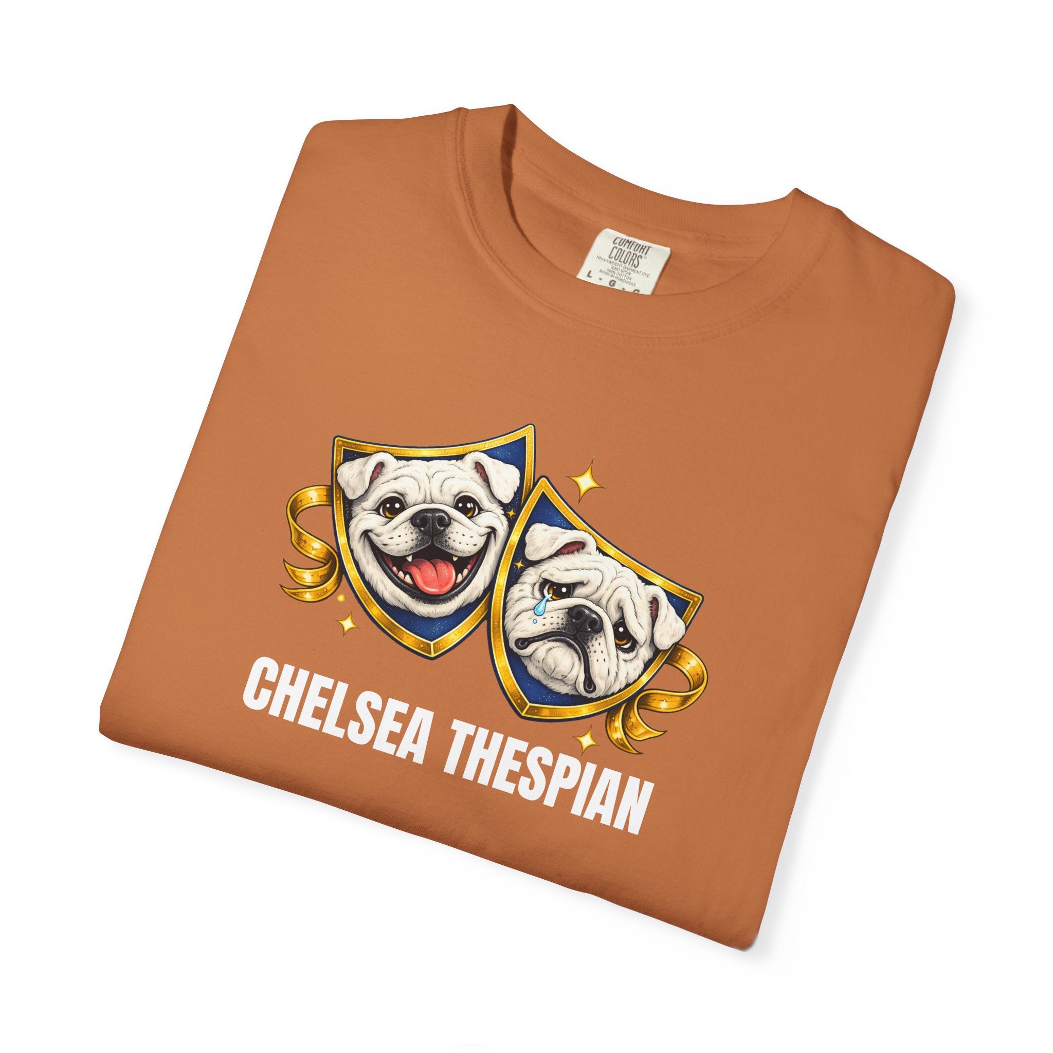 "Chelsea Thespian" Bullsdogs T-Shirt — Funny Voice Projection Tee