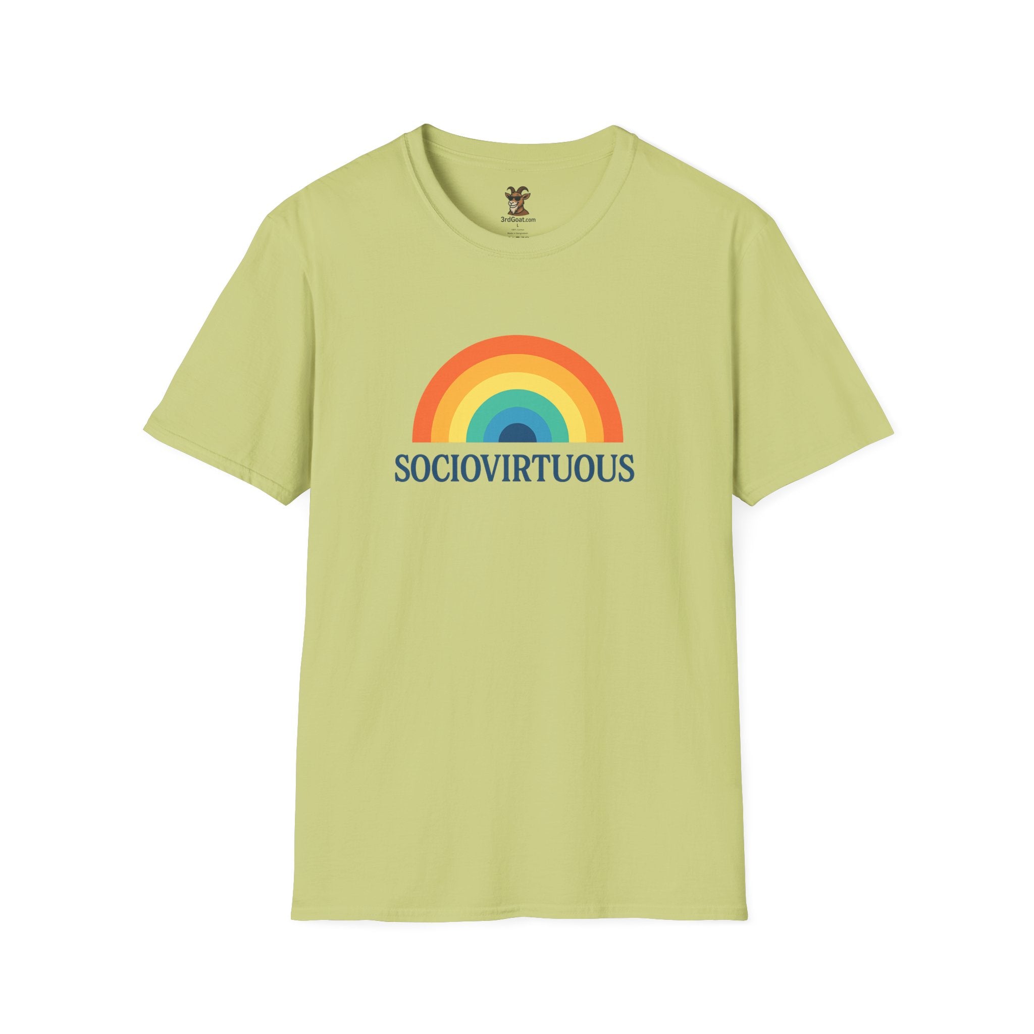 Copy of Introvirtuous Rainbow T-Shirt - Here by duty