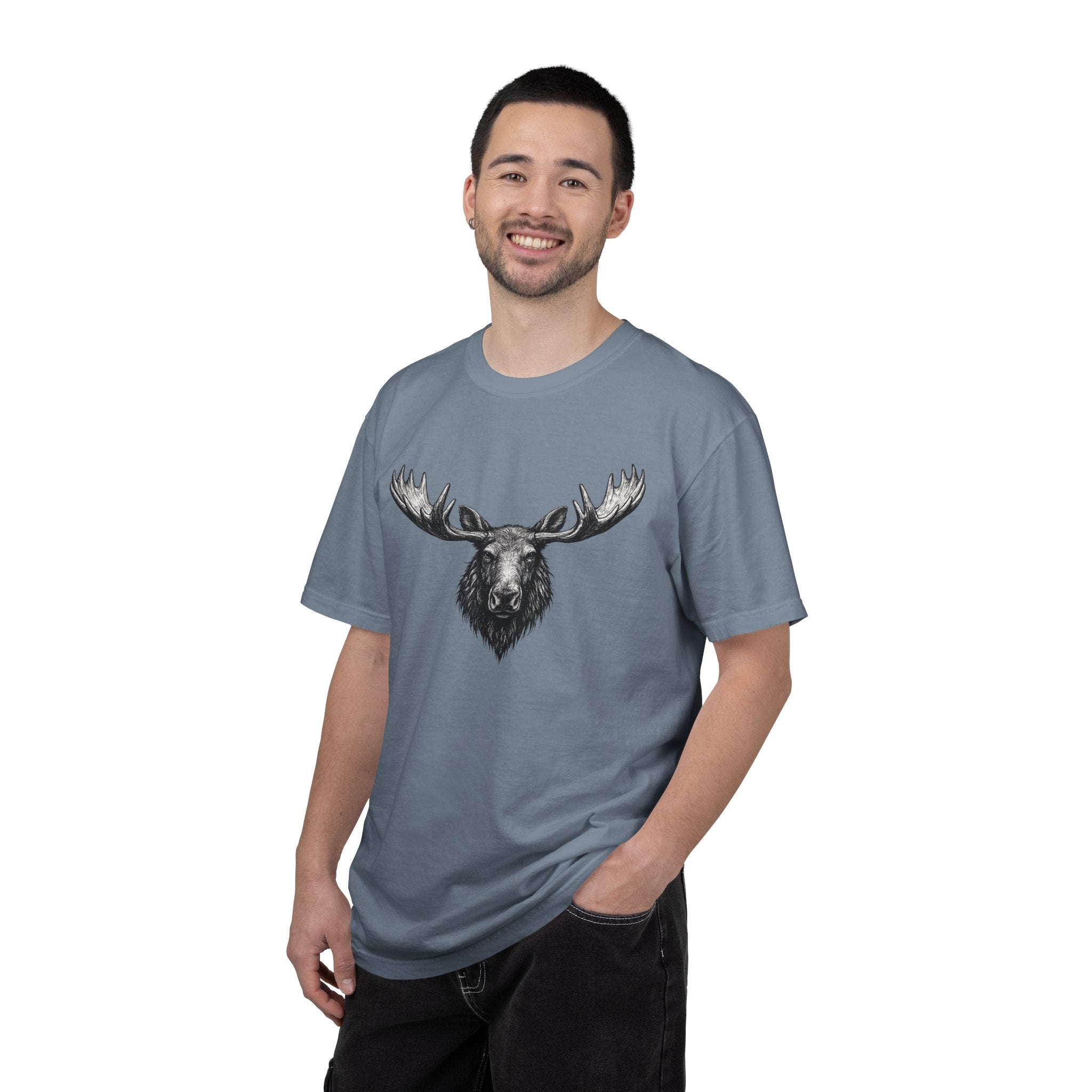 Vintage Moose Tee - Rugged Wildlife
