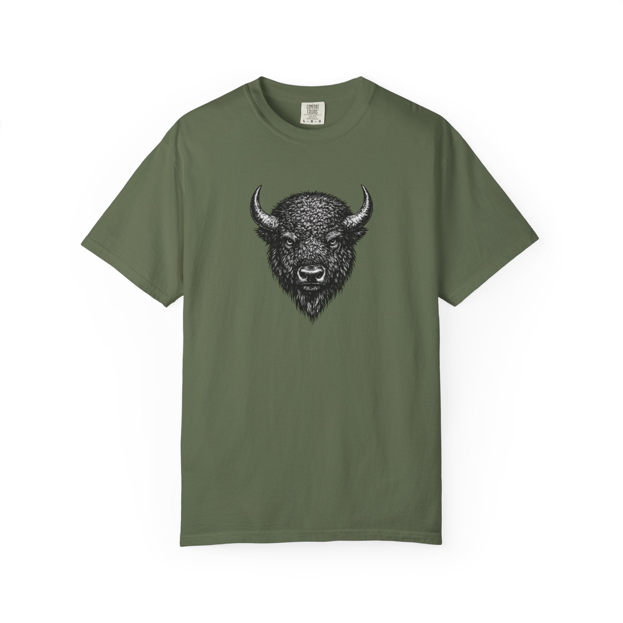 Vintage Bison Tee - Rugged Wildlife
