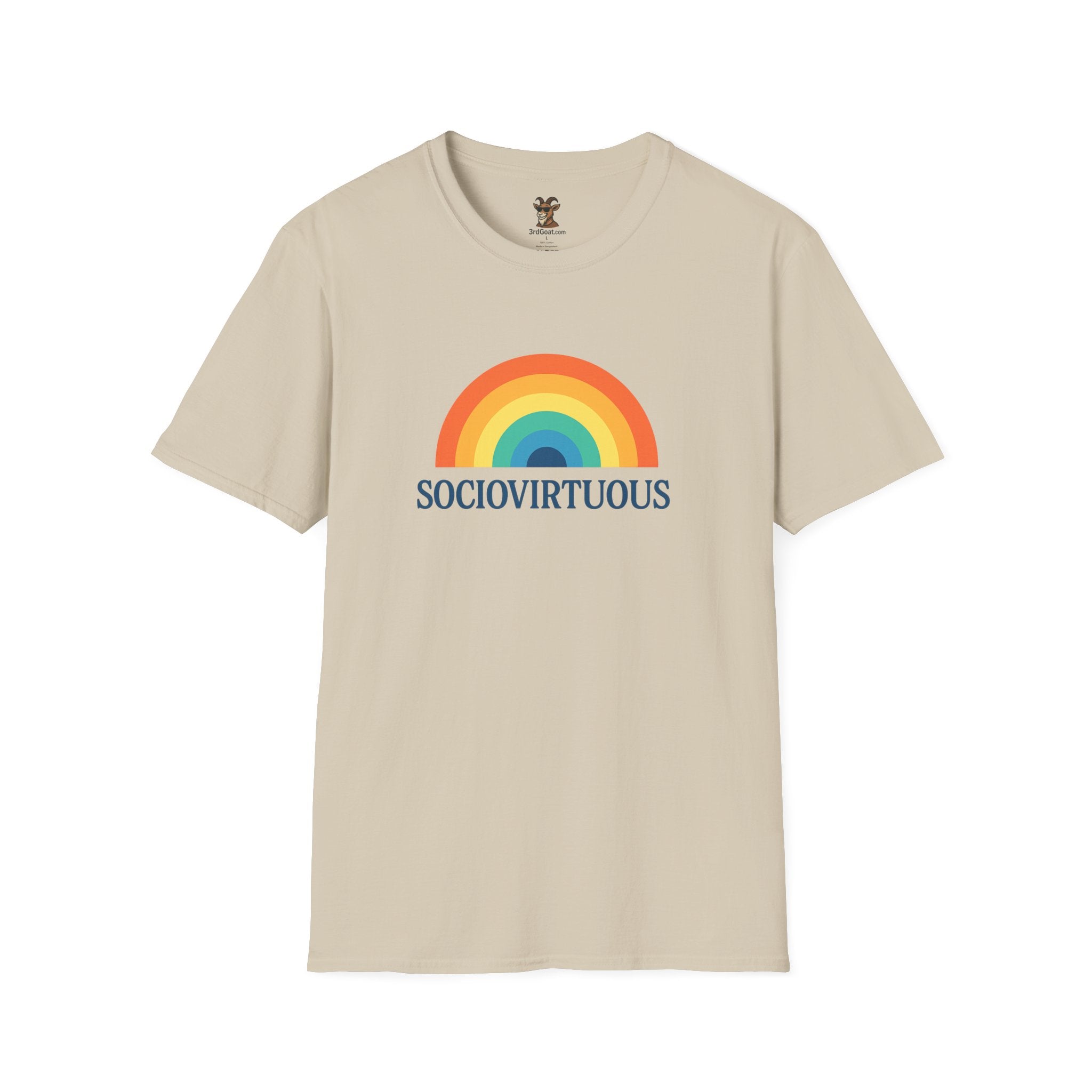 Copy of Introvirtuous Rainbow T-Shirt - Here by duty