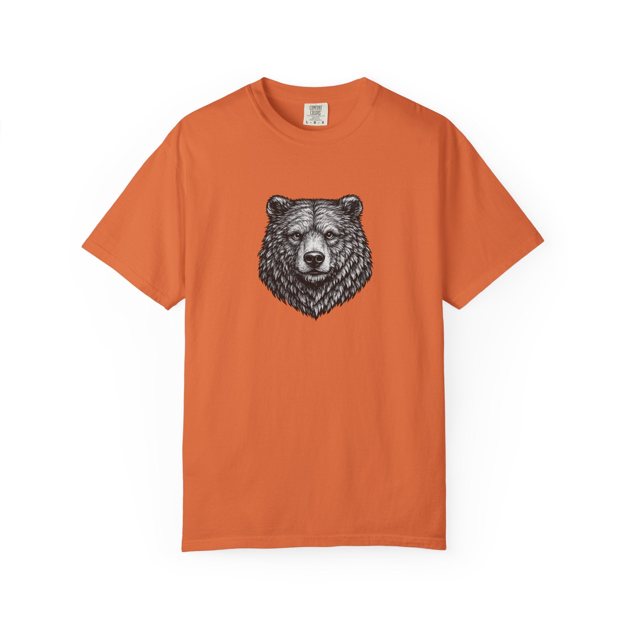Vintage Grizzly Bear Tee - Rugged Wildlife