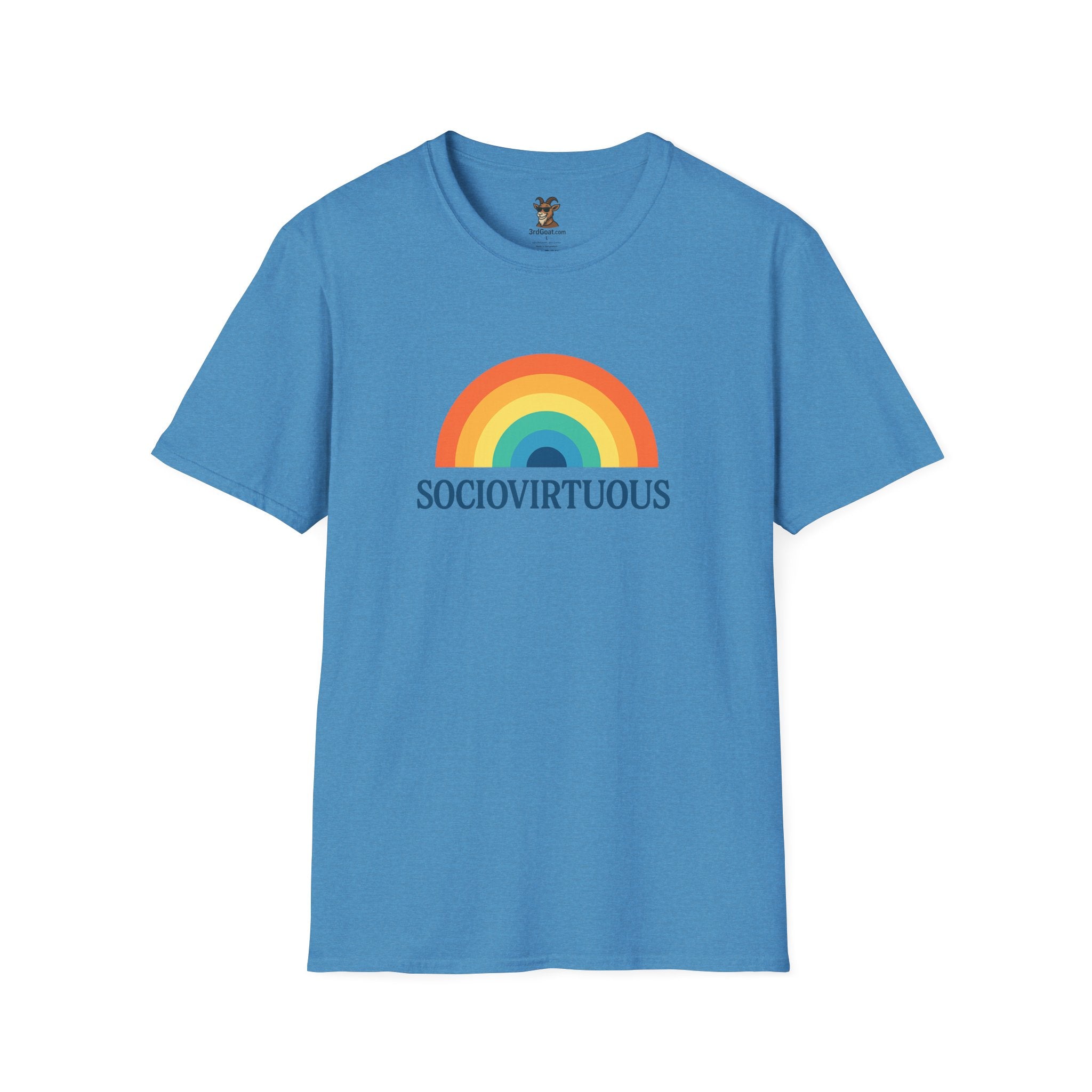 Copy of Introvirtuous Rainbow T-Shirt - Here by duty