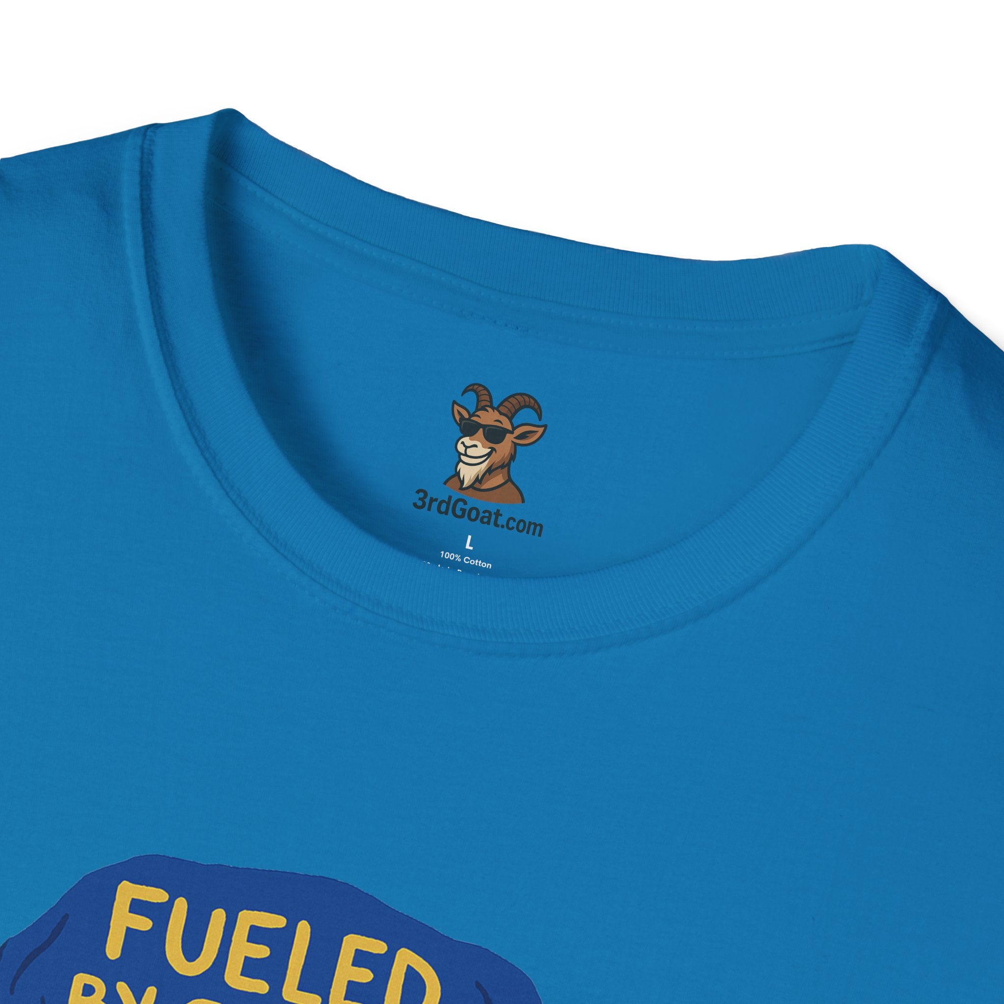 Fueled by Coffee and Small Town Politics Softstyle T-Shirt - Personalizable