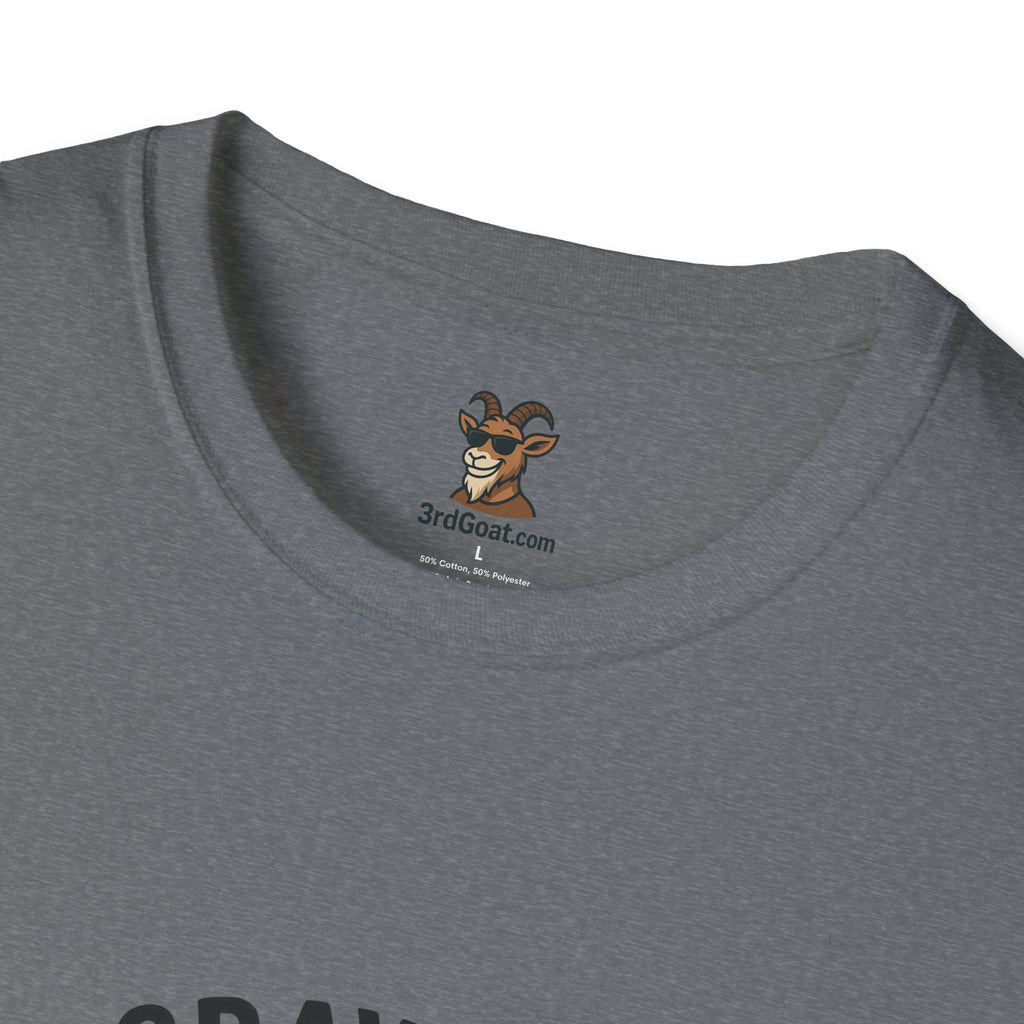 60% Gray Matter, Zero Drama Unisex Humor T-Shirt with Brain Design