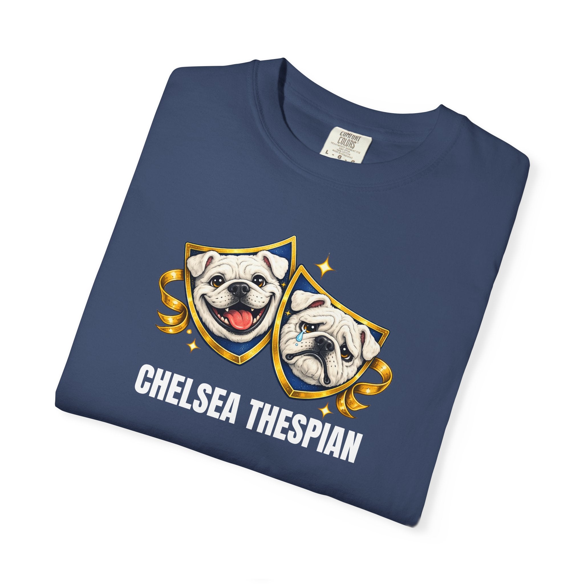 "Chelsea Thespian" Bullsdogs T-Shirt — Funny Voice Projection Tee