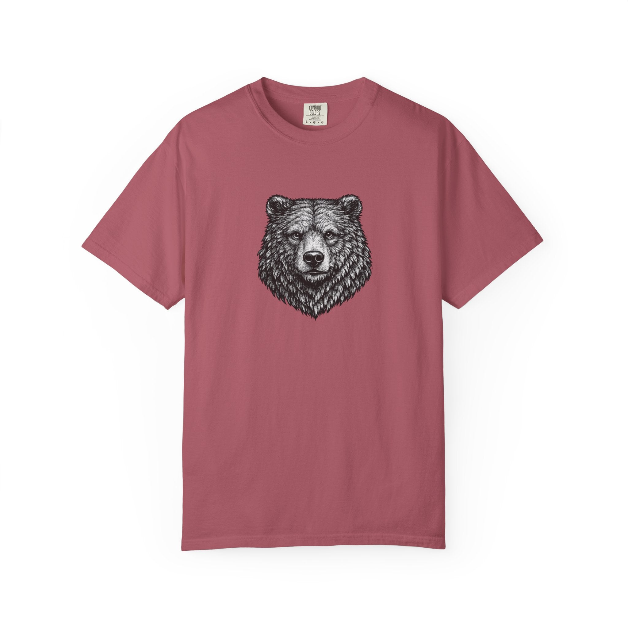 Vintage Grizzly Bear Tee - Rugged Wildlife