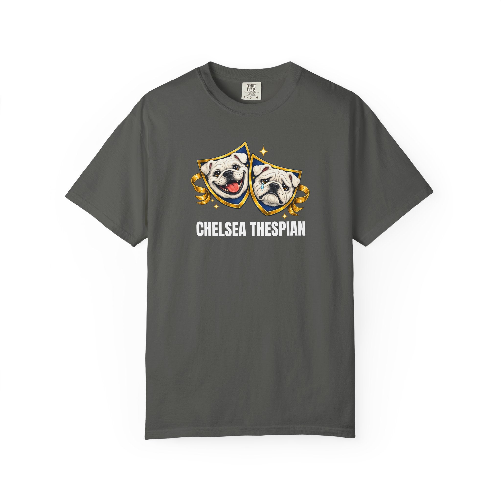 "Chelsea Thespian" Bullsdogs T-Shirt — Funny Voice Projection Tee