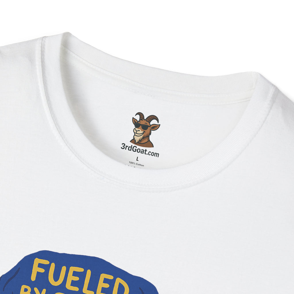 Fueled by Coffee and Small Town Politics Softstyle T-Shirt - Personalizable
