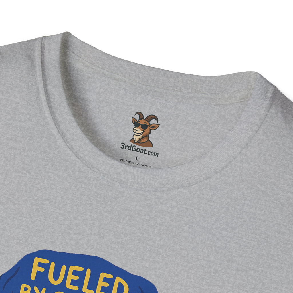 Fueled by Coffee and Small Town Politics Softstyle T-Shirt - Personalizable