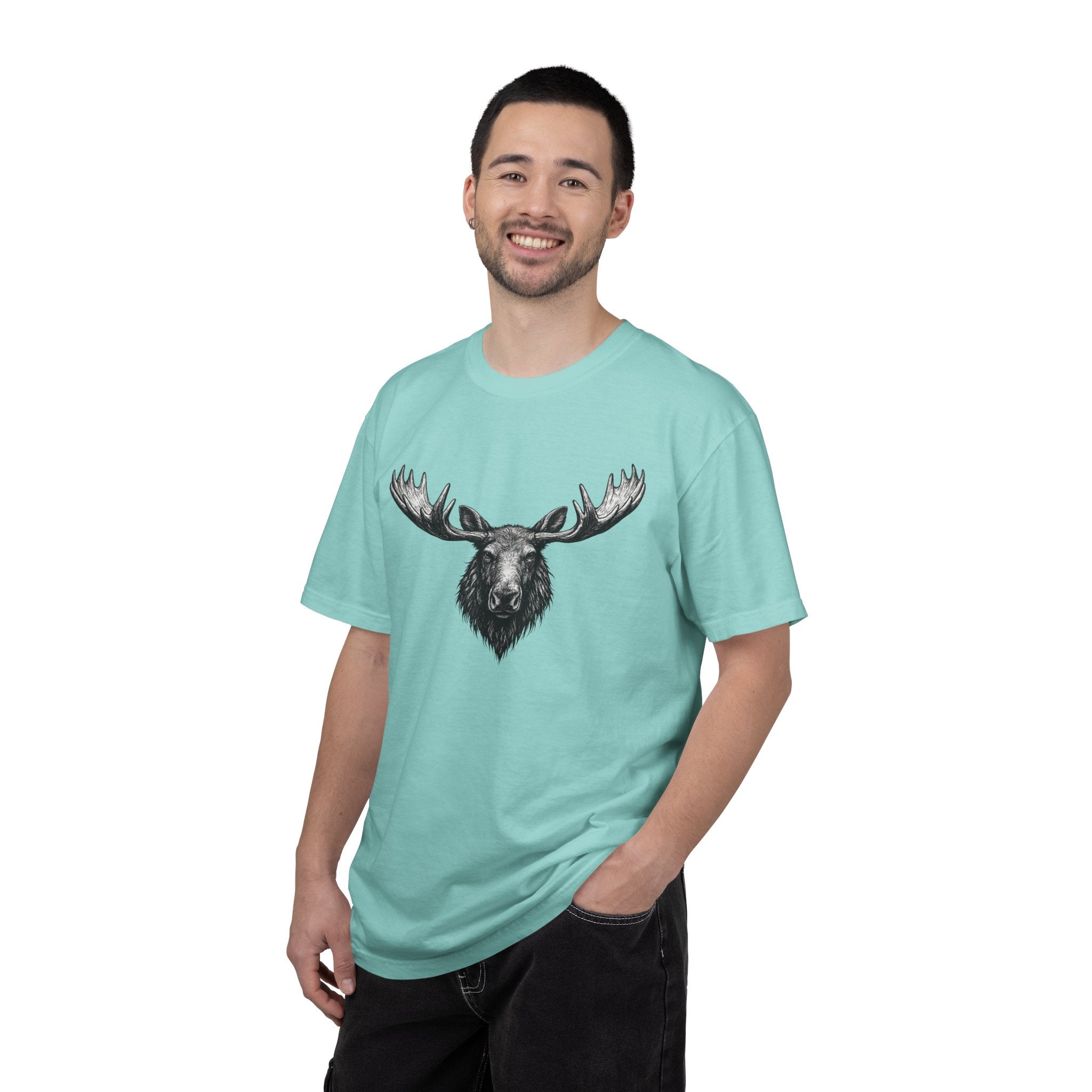 Vintage Moose Tee - Rugged Wildlife