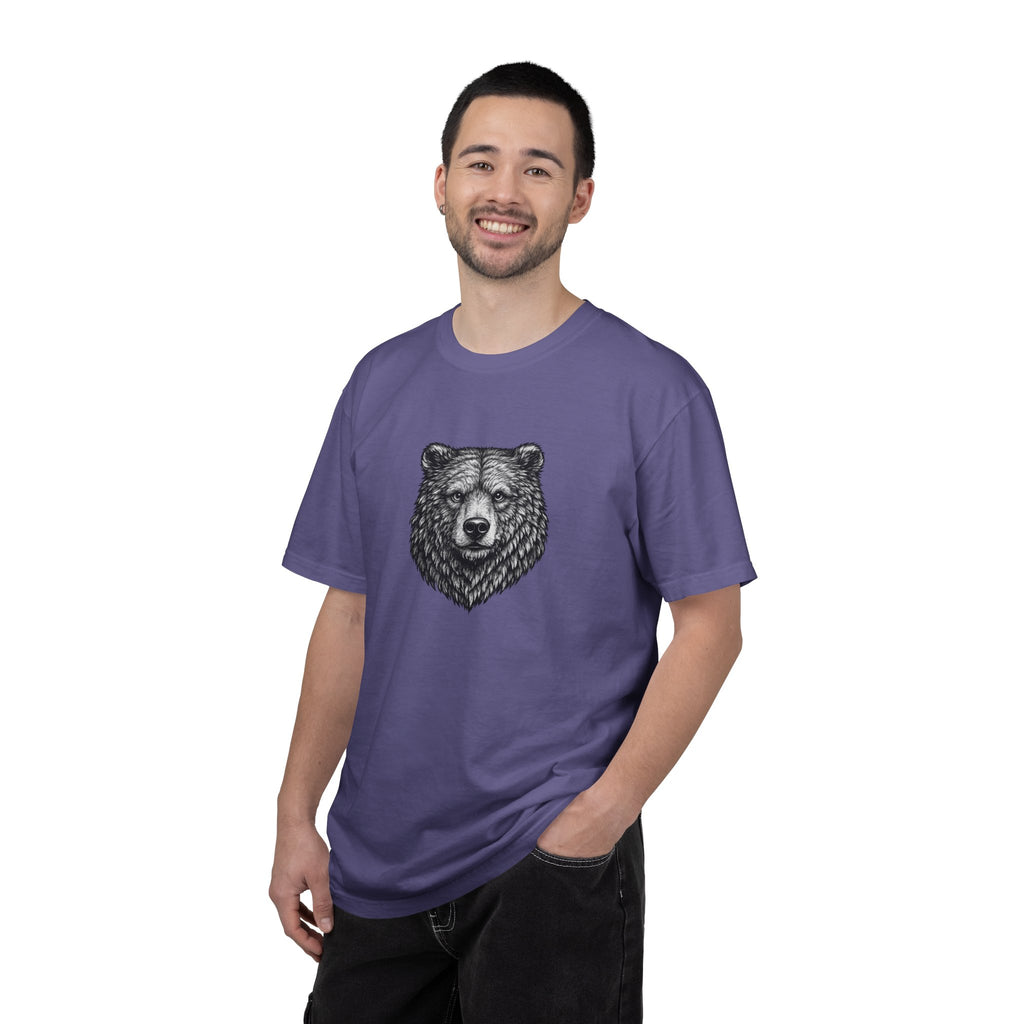 Vintage Grizzly Bear Tee - Rugged Wildlife