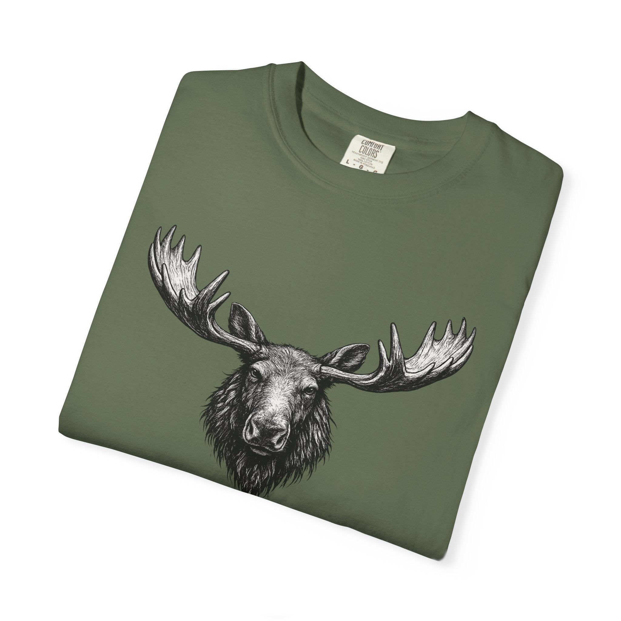 Vintage Moose Tee - Rugged Wildlife
