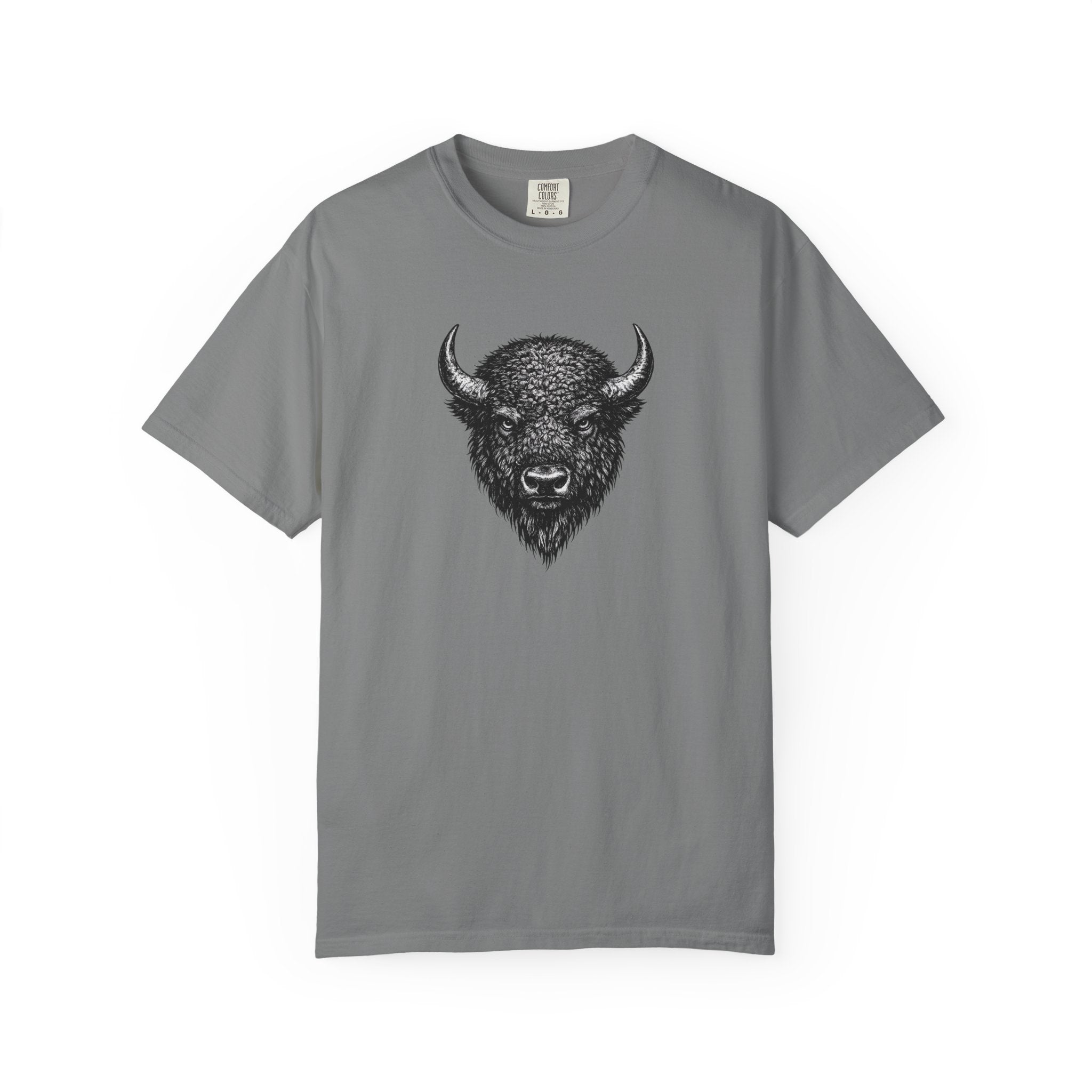 Vintage Bison Tee - Rugged Wildlife