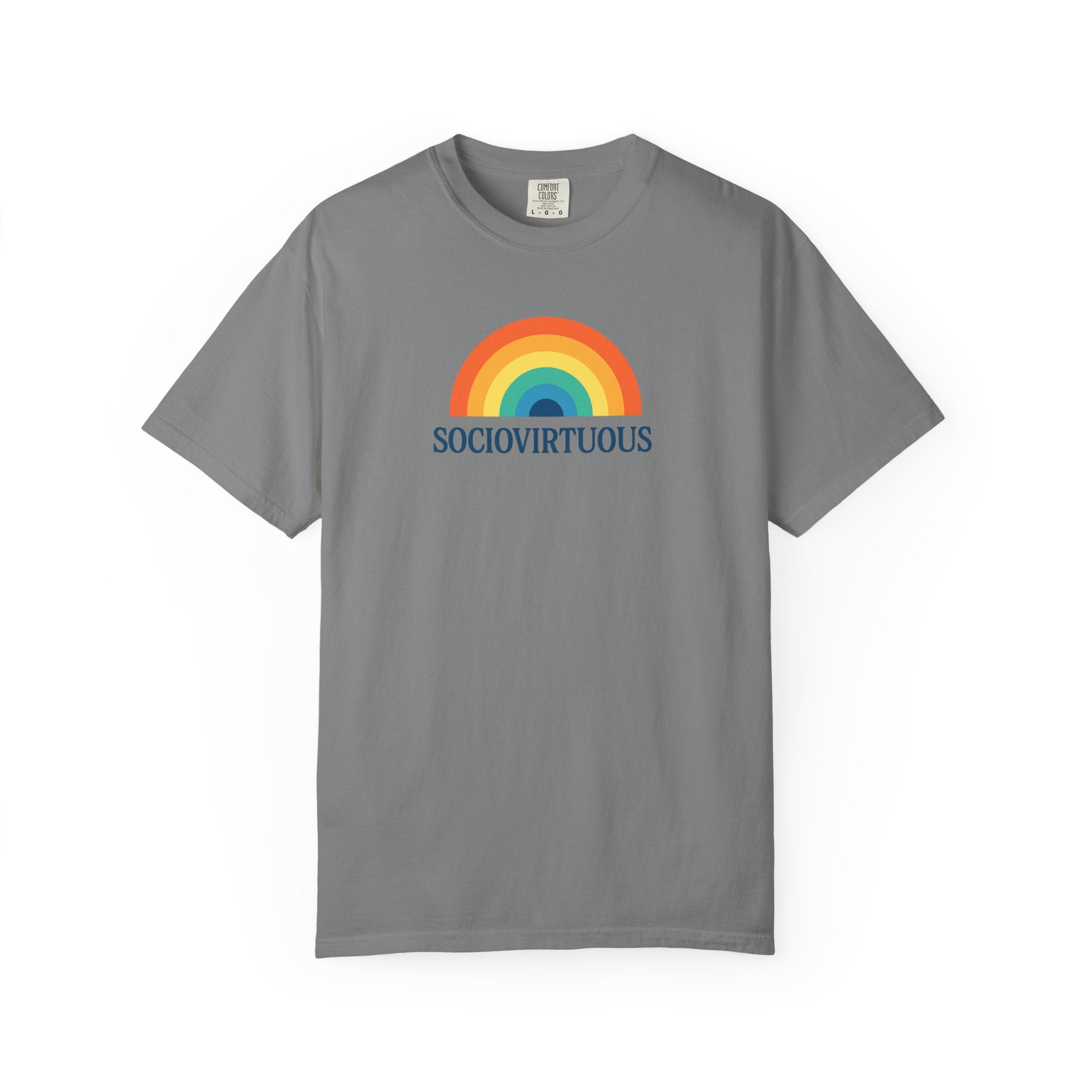 Sociovirtuous Rainbow Comfort Colors T-Shirt