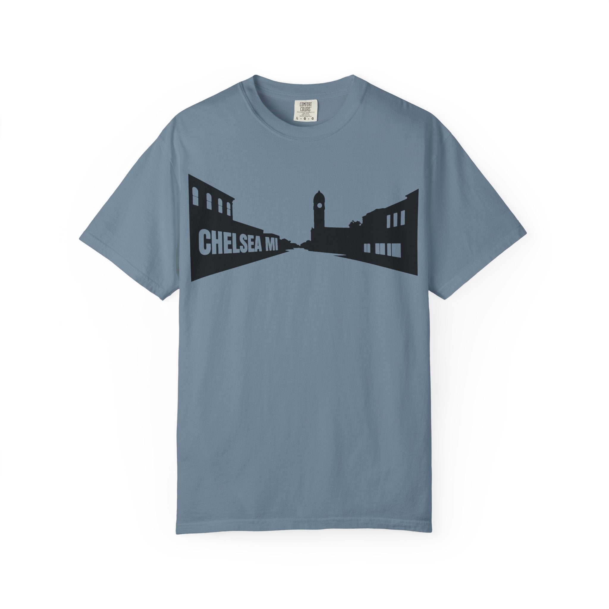 Main Street Chelsea, MI Skyline — Hometown Vibes