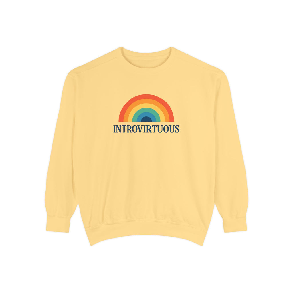 Introvirtuous Rainbow Sweatshirt - Here by duty